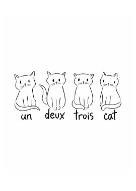 Un Deux Trois Cat French