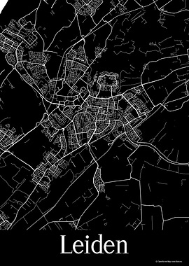 Leiden Black Map