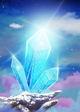 Crystal Sparkle at Night