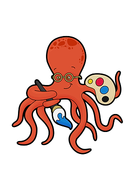 Octopus Painter Brush