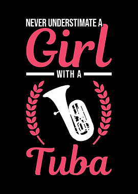 Tuba Girl Player