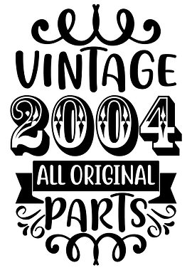 Vintage 2004 Birthday