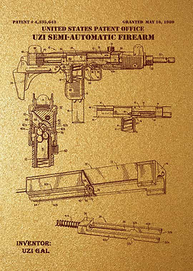 18 1982 Uzi Submachine Gu