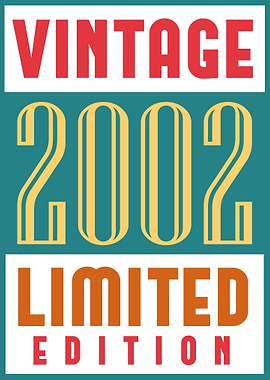 Vintage 2002 Birthday