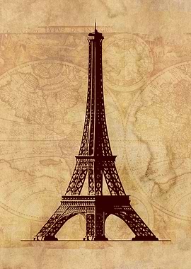 Eiffel Tower Wall Decor
