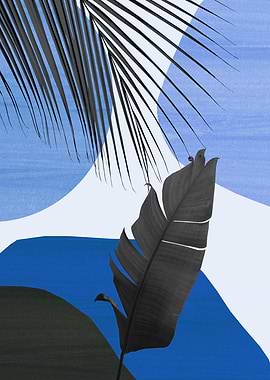 Banana Leaf Abstract 4