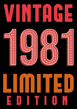 Vintage 1981 limited