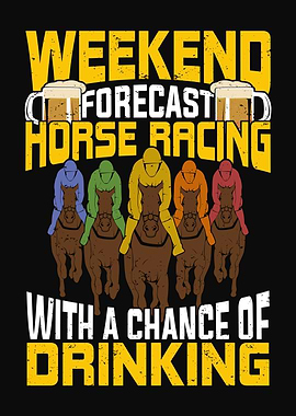 Funny Horse Racing Design