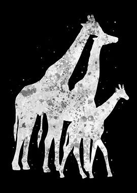 Giraffe Family