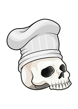 Skull Cooking hat