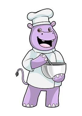Hippo Chef Bowl