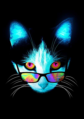 Neon Cat