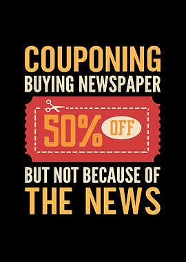 Buying newspaper but not