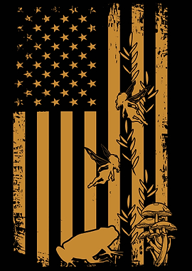 Cottagecore American Flag