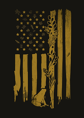 Cottagecore American Flag