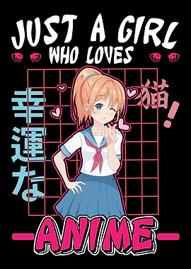 Girl Watching Anime Otaku