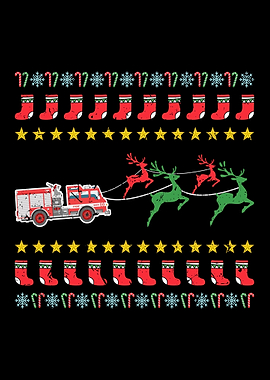 Ugly Christmas Firefighter