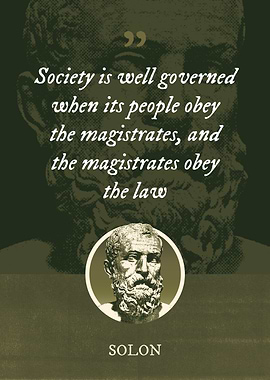 Society is well governed