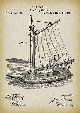 Reefing Sails Patent