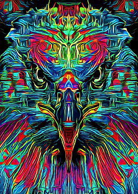 Eagle Fantasy Colorful