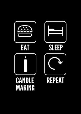 Eat Sleep Candle Making