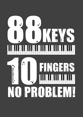 Piano 88 Keys 10 Fingers