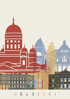 Helsinki skyline