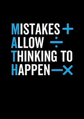 Mistakes Allow Thinking To