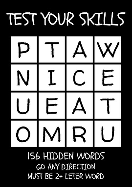 Word Game Poster 6