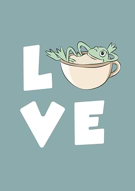 Cottagecore Love Frog Tea