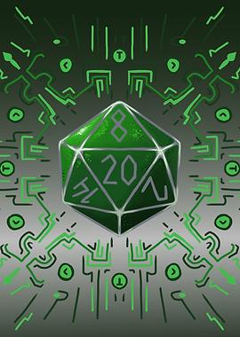 D20 Green