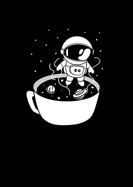 Coffee In Space Cute
