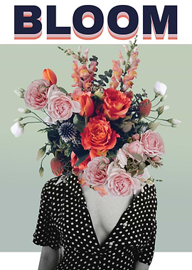 Blooming Flowers Collage