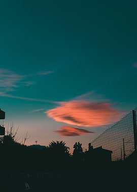 Sunset Lonely Cloud