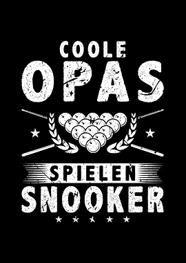 Coole Opas Spielen Snooker