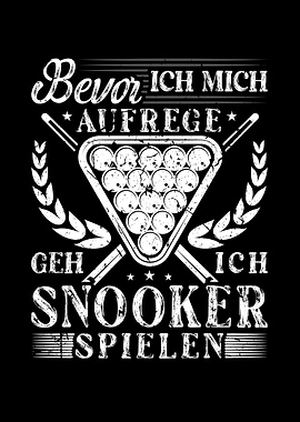 Aufrege Snooker Billard