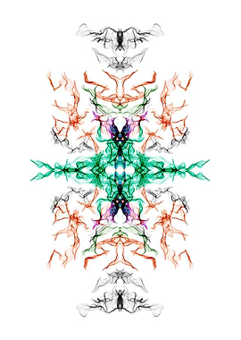 Abstract fractal fan art