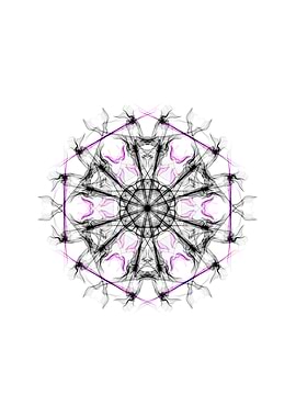 Abstract fractal fan art