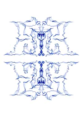 Abstract fractal fan art