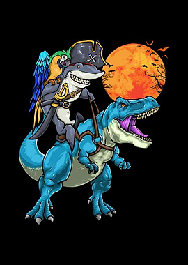 TRex Pirate Halloween