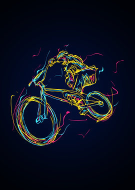 Abstract colorful MX