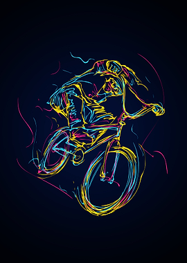 Abstract colorful MX