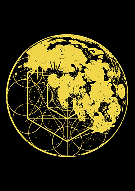 Metatron Cube Mandala