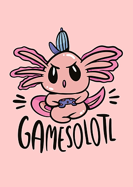 Gaming Axolotl Gamesolotl