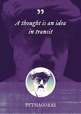 A thought is an idea in