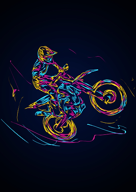 Abstract colorful MX