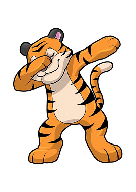 Tiger Hip Hop Dance Dab
