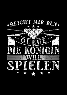 Queue Billard Snooker Frau