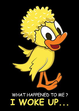 Duck Morning Humorous and