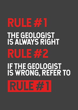 Geologist rules